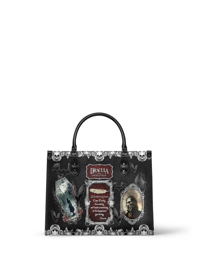 "The Dracula" - Black Interior - Leather Handbag