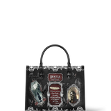 "The Dracula" - Black Interior - Leather Handbag Matching Set - CLEAROUT