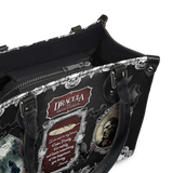"The Dracula" - Black Interior - Small Leather Handbag Matching Set - CLEAROUT