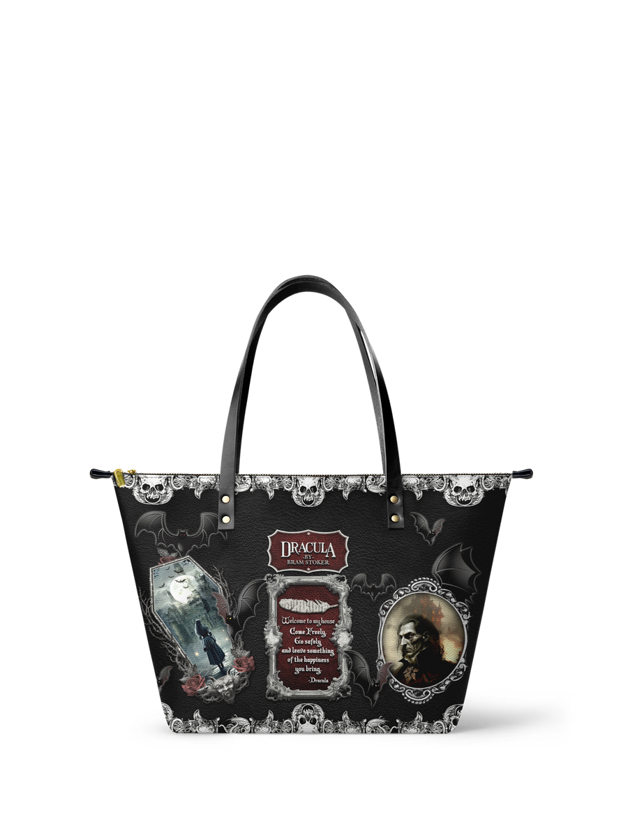 "The Dracula" Leather Tote Bag