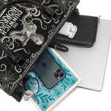 "The Dunwich Horror" - Black Interior - Leather Handbag Matching Set - CLEAROUT