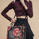 "The Fall Of The House Of Usher" - Black Interior - Leather Handbag