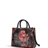 "The Fall Of The House Of Usher" - Black Interior - Leather Handbag Matching Set - CLEAROUT