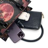 "The Fall Of The House Of Usher" - Black Interior - Small Leather Handbag