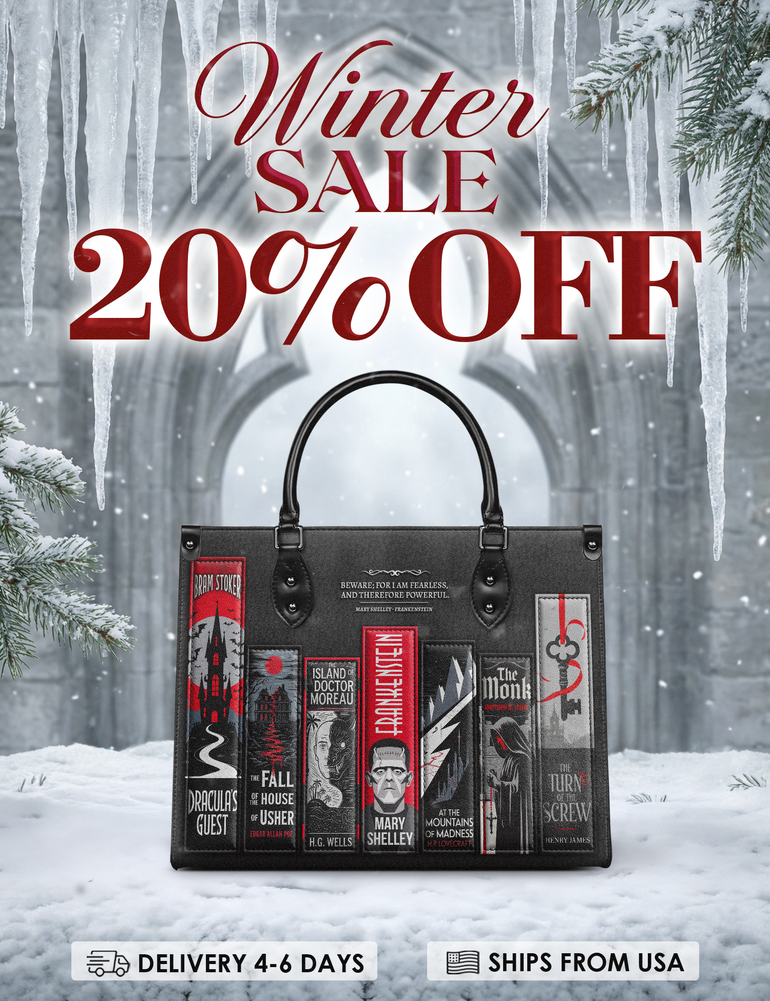 "The Fearless Collection" Leather Handbag Deal