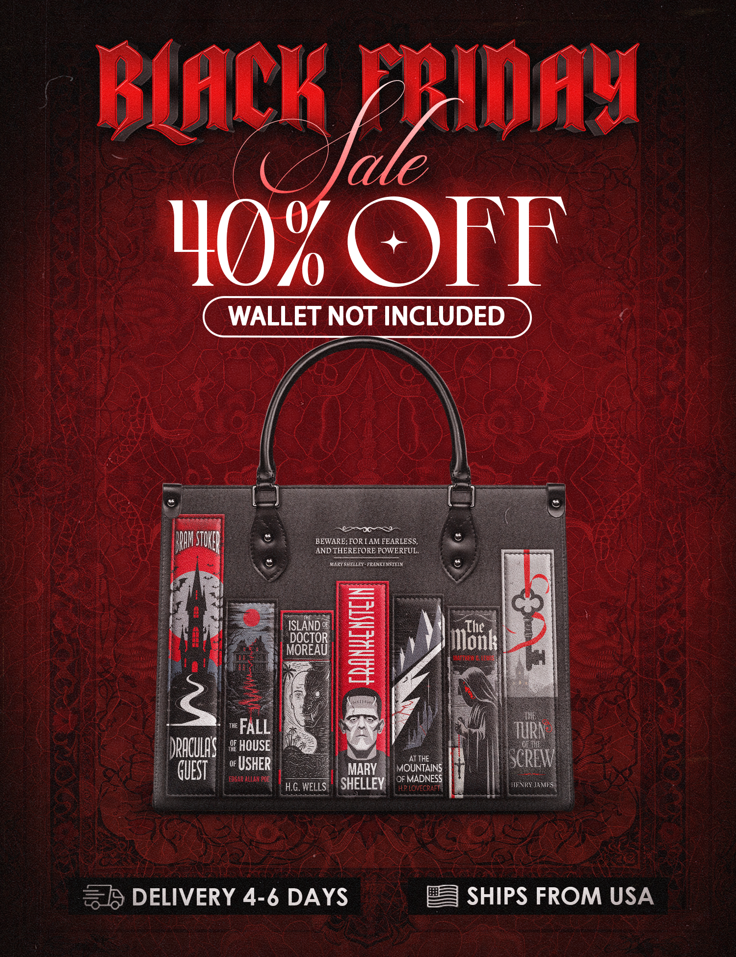 "The Fearless Collection" Leather Handbag Deal