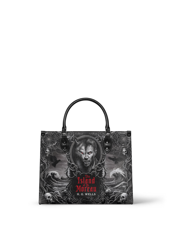 "The Island Of Dr Moreau" - Black Interior - Leather Handbag