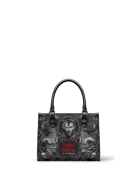 "The Island Of Dr Moreau" - Black Interior - Small Leather Handbag - NEW WORKSHOP SALE
