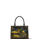 "The King In Yellow" - Black Interior - Small Leather Handbag