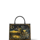 "The King In Yellow" - Black Interior - Leather Handbag - CLEAROUT