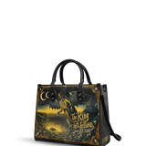 "The King In Yellow" - Black Interior - Leather Handbag Matching Set - CLEAROUT