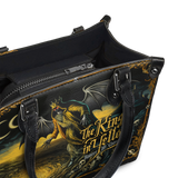 "The King In Yellow" - Black Interior - Small Leather Handbag