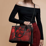"The Masque Of The Red Death" - Black Interior - Leather Handbag Special Deal