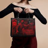 "The Masque Of The Red Death" - Black Interior - Leather Handbag