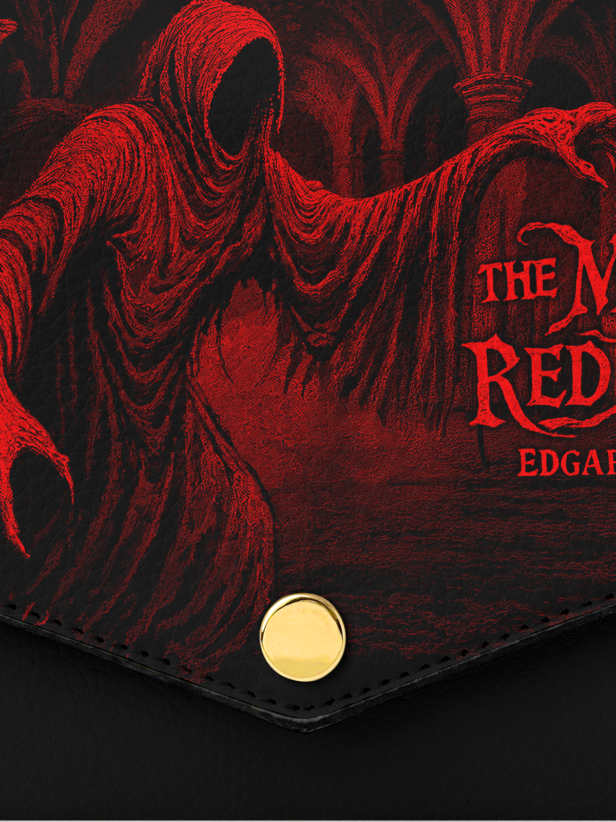 "The Masque Of The Red Death" Envelope Chain Crossbody Bag - FALL CLEARANCE DEAL