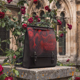 "The Masque Of The Red Death" Leather Backpack