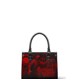 "The Masque Of The Red Death" - Black Interior - Small Leather Handbag