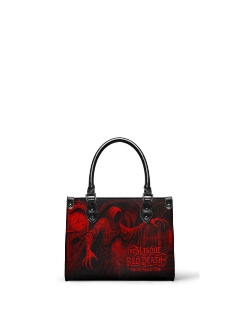 "The Masque Of The Red Death" - Black Interior - Small Leather Handbag