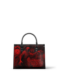 "The Masque Of The Red Death" - Black Interior - Leather Handbag - Special Deal
