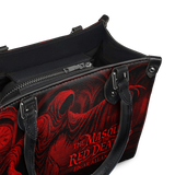 "The Masque Of The Red Death" - Black Interior - Small Leather Handbag