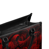 "The Masque Of The Red Death" - Black Interior - Leather Handbag