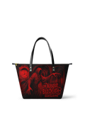 "The Masque Of The Red Death" Leather Tote Bag