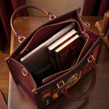 “The Midnight Codex” Applique Leather Handbag Pre-order