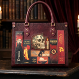 “The Midnight Codex” Applique Leather Handbag Pre-order