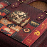 “The Midnight Codex” Applique Leather Handbag Pre-order