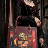“The Midnight Codex” Applique Leather Handbag Pre-order