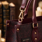 “The Midnight Codex” Applique Leather Handbag Pre-order
