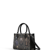 "The Murders In The Rue Morgue" - Black Interior - Small Leather Handbag