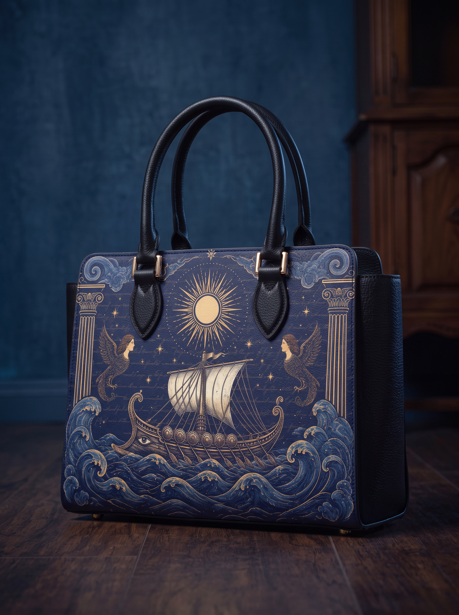 “The Odyssey” Vesper Leather Handbag