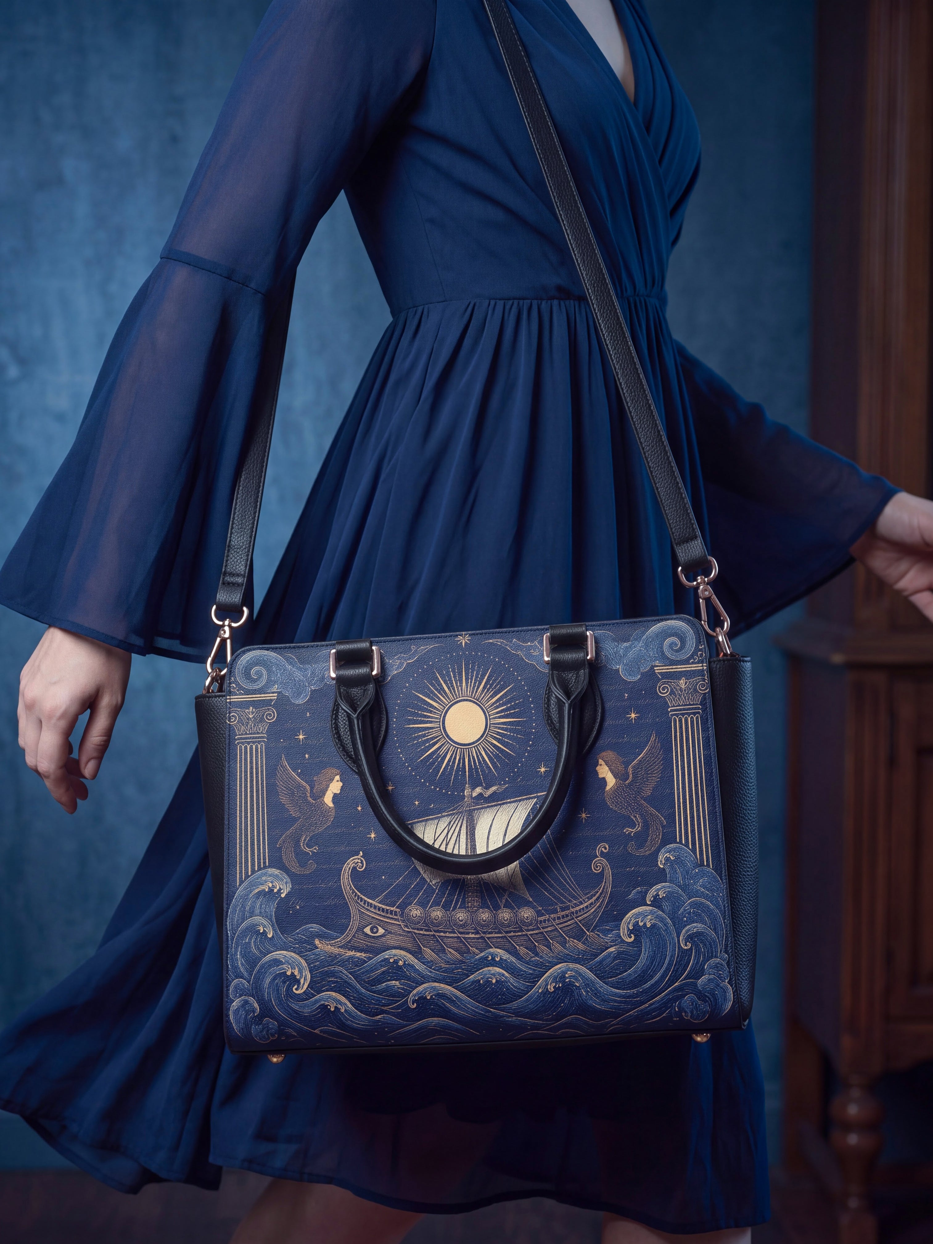 “The Odyssey” Vesper Leather Handbag