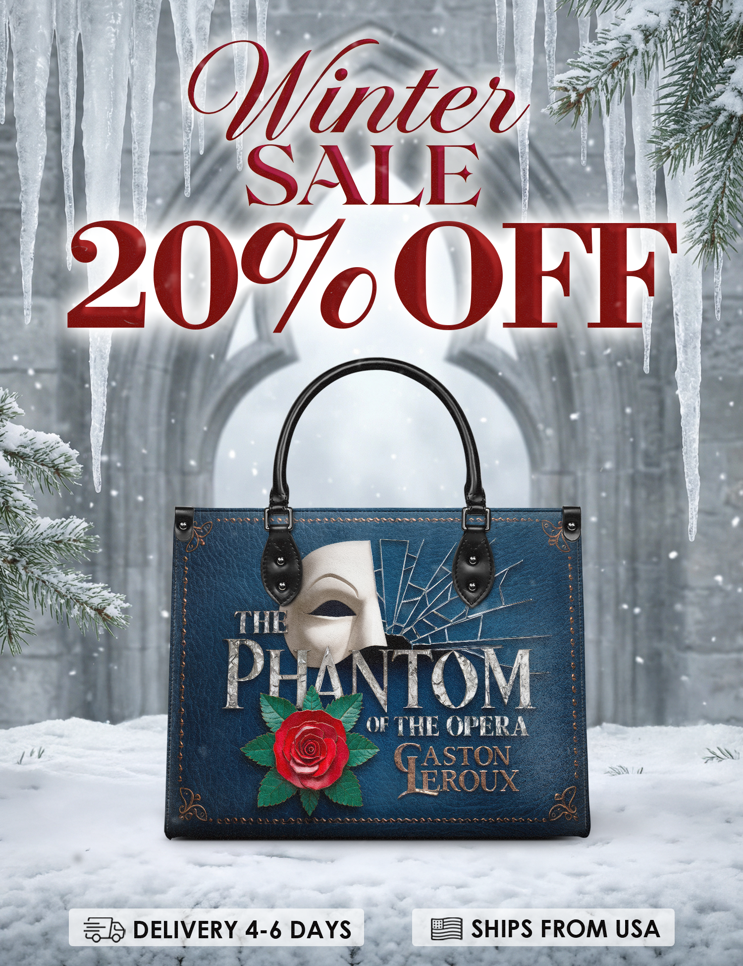 "The Phantom Of The Opera" Leather Handbag Deal