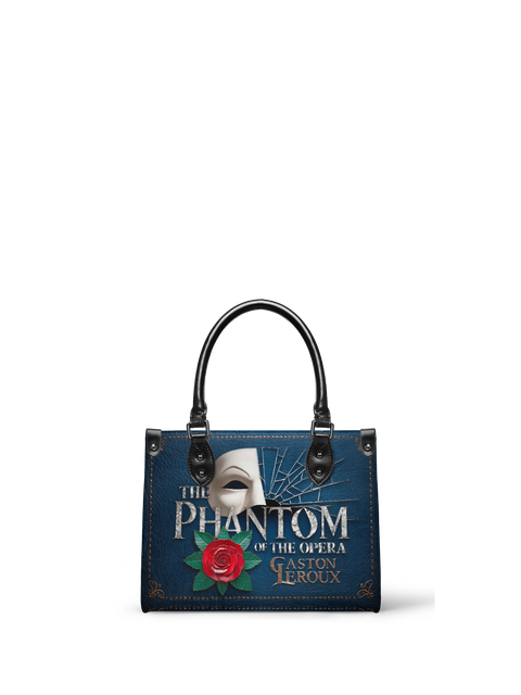 "The Phantom Of The Opera" - Black Interior - Small Leather Handbag