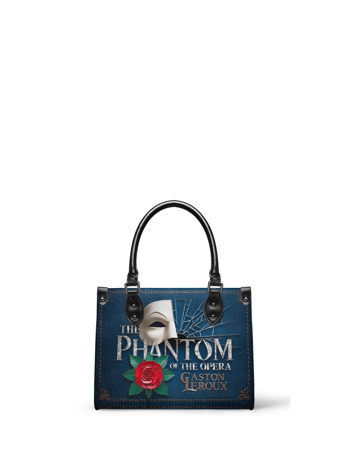 "The Phantom Of The Opera" - Black Interior - Small Leather Handbag - FALL DEAL