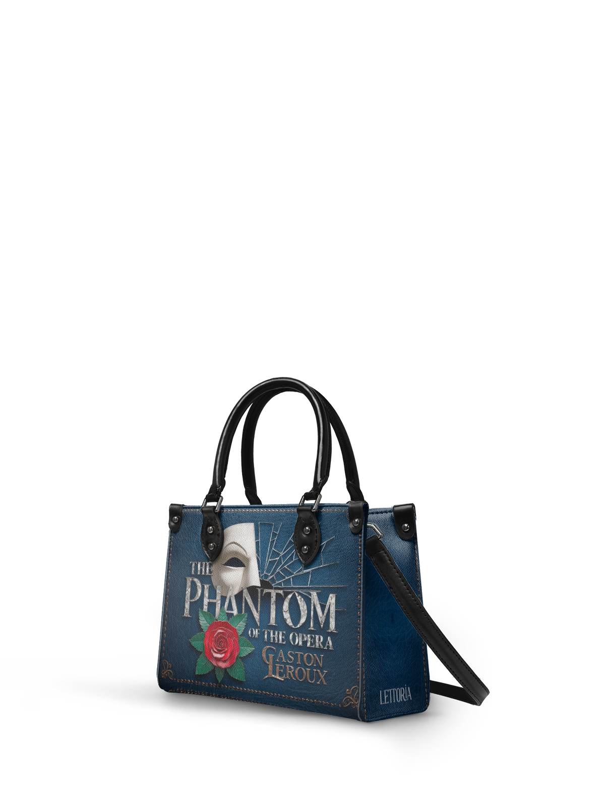 "The Phantom Of The Opera" - Black Interior - Small Leather Handbag - FALL DEAL