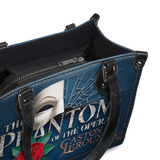 "The Phantom Of The Opera" - Black Interior - Small Leather Handbag - CLEAROUT