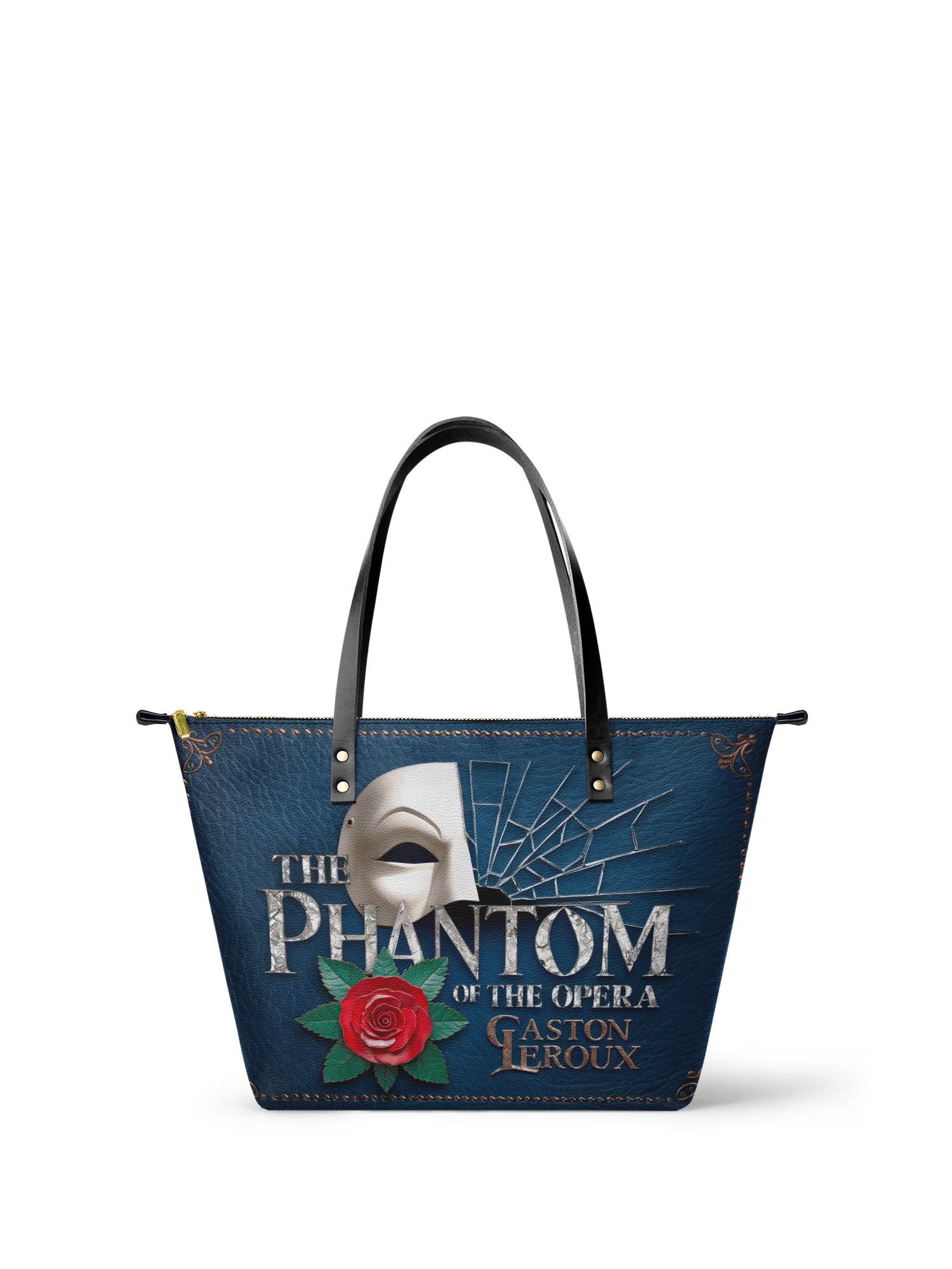 "The Phantom Of The Opera" Leather Tote Bag