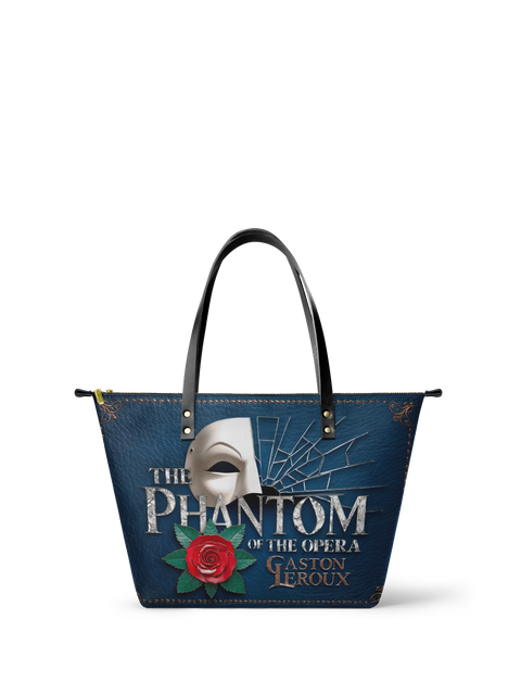 "The Phantom Of The Opera" Leather Tote Bag