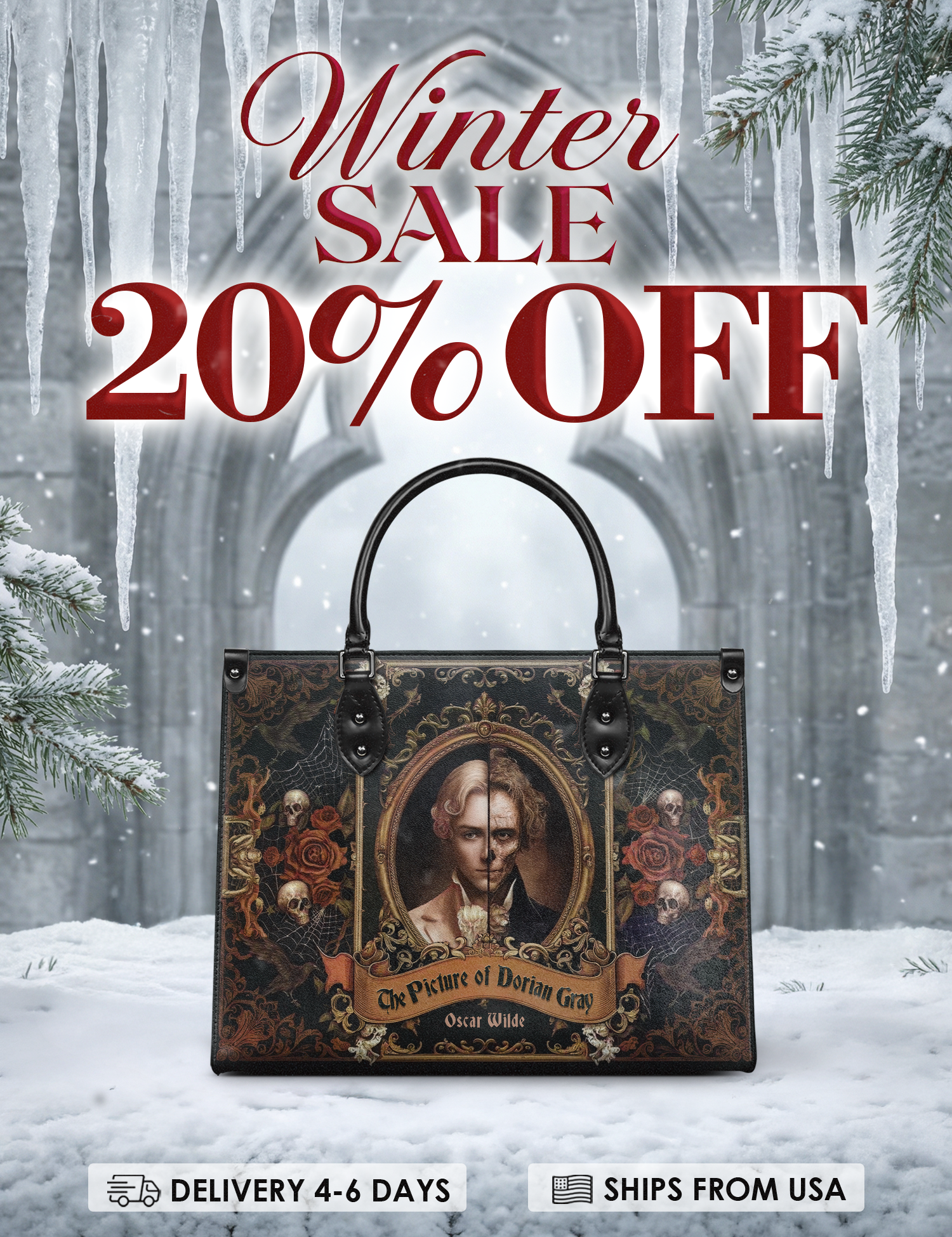 "The Picture Of Dorian Gray" Leather Handbag Deal