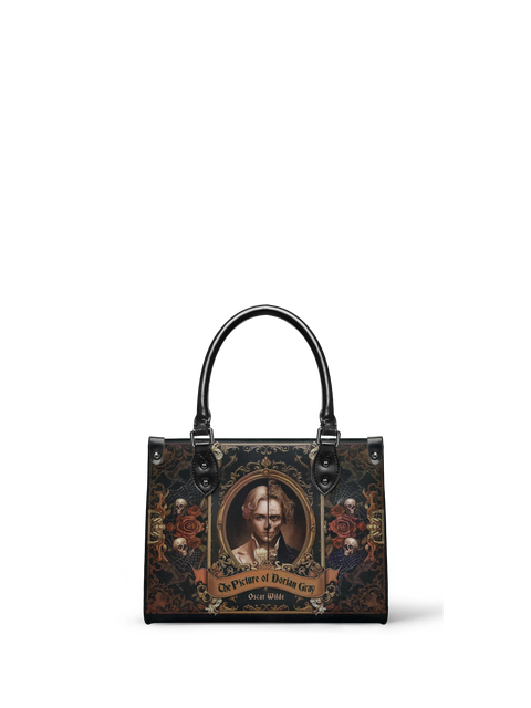 "The Picture Of Dorian Gray" - Black Interior - Small Leather Handbag