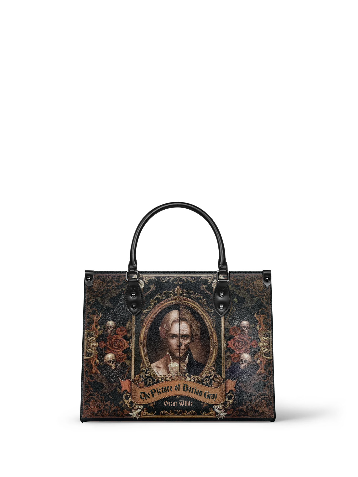 "The Picture Of Dorian Gray" - Brown Interior - Leather Handbag