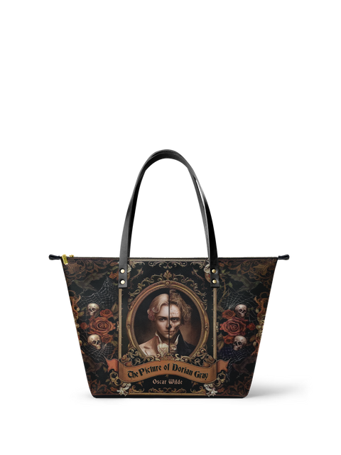 "The Picture Of Dorian Gray" Leather Tote Bag