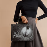 "The Pit And The Pendulum" - Black Interior - Leather Handbag - CLEAROUT