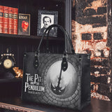 "The Pit And The Pendulum" - Black Interior - Leather Handbag - CLEAROUT