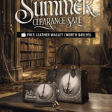 "The Pit And The Pendulum" Small Leather Handbag Deal