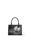 "The Pit And The Pendulum" - Black Interior - Small Leather Handbag