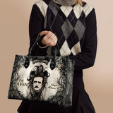 "The Raven" - Black Interior - Leather Handbag